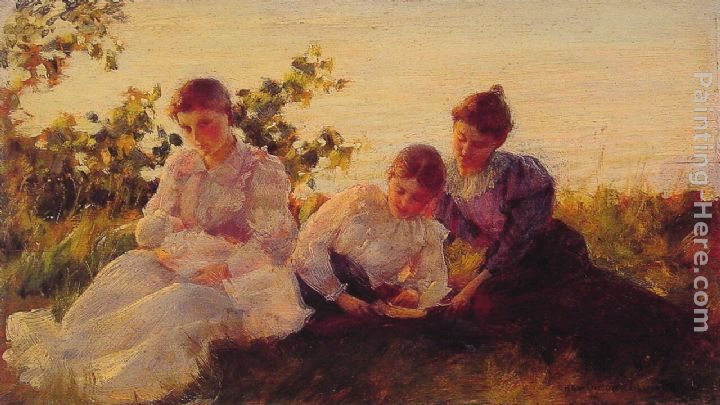 Charles Courtney Curran Three Women
